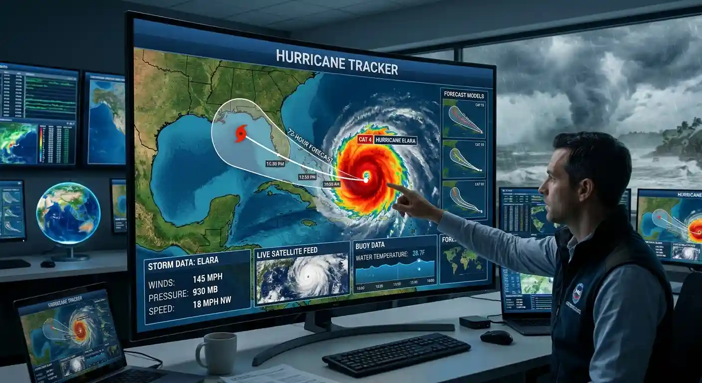 Hurricane Tracker: Live Storm Map